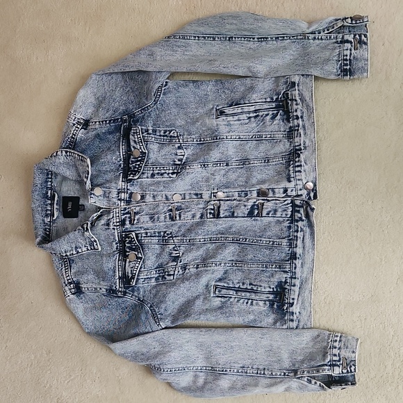 YMI Distressed Denim Jacket - Picture 1 of 5